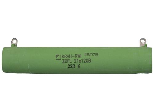 KRAH ZDFL 21X120B 10% 1K0 Hochlast-Widerstand 1kΩ Lötfahnen 65W 10% 1St.