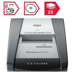 Rexel Aktenvernichter Momentum »Extra XP422+« schwarz, 23x94x63.5 cm