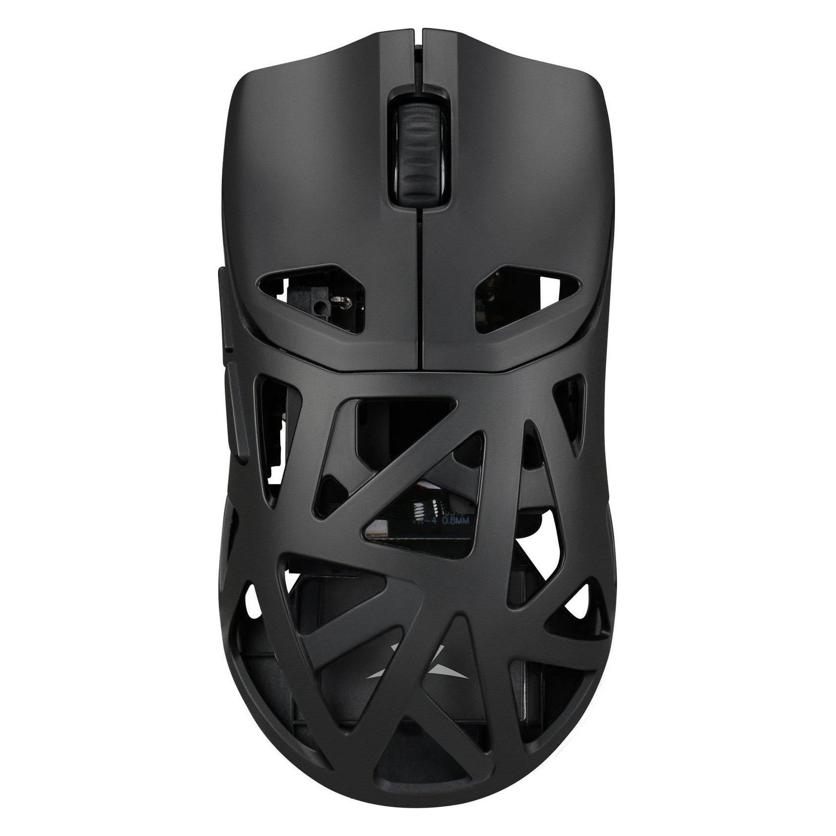 White Shark gaming mouse DAGONET 2, 6D, 12000/24000 (sw) dpi, Black (WGM-5019) (Kabelgebunden, Kabellos) (DAGONET-2-B)