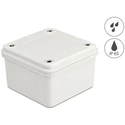 DELOCK Installationsgehäuse IP65 wasserdicht 96x96x60mm grau