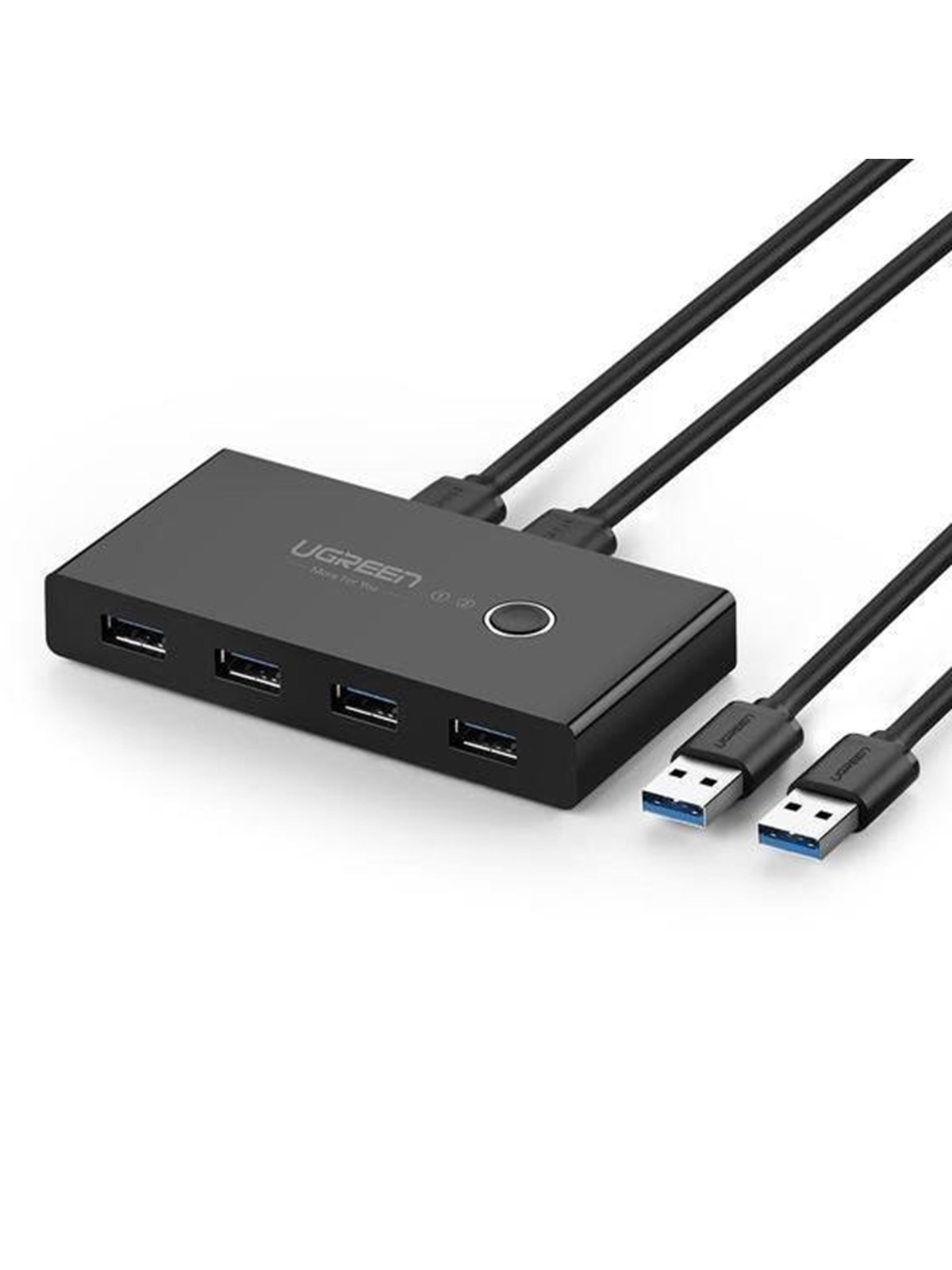 UGREEN switch box HUB switch 4x USB 3.2 Gen 1 USB splitter for two computers black (US216 30768) USB-Hubs - USB 3.2