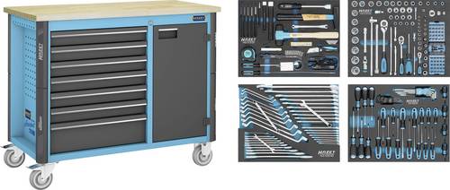 Hazet 179NW-7/230 Rollwerkbank Schwarz, Blau