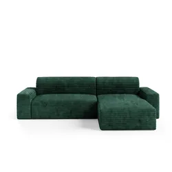 ECKSOFA Fabio 3 Sitzplätze Grün
