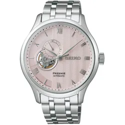 Seiko SSA465J1 Presage Armbanduhr Automatik Japanese Garden Rosafarben