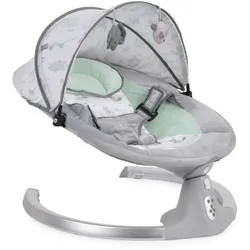 Cangaroo Babywippe Ari Musikfunktion Timer Fernbedienung Moskitonetz Bluetooth grün