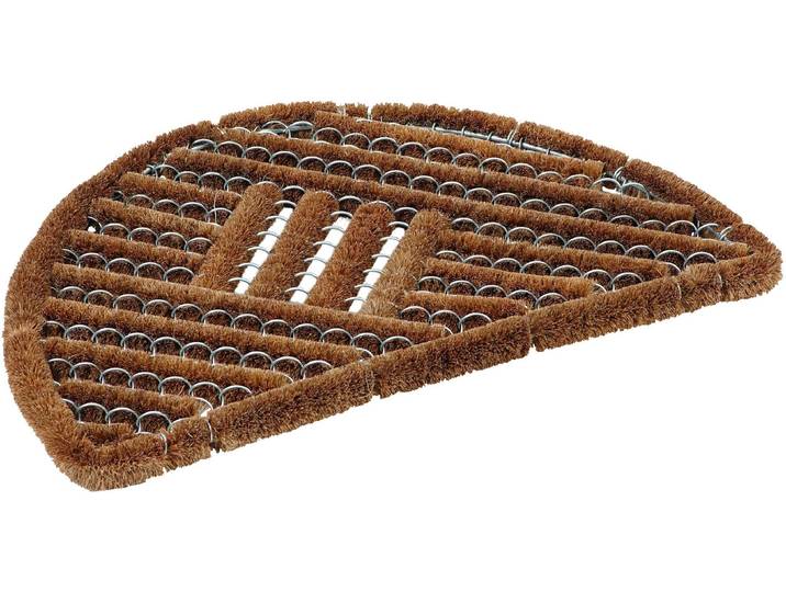 Fussmatte ASTRA Coco Brush , beige (natur), B:40cm H:32mm L:60cm, Kokos, Teppiche, Fussmatte, Kokos Brusch, mit Draht, schmutzabweisend, Bürstenmatte
