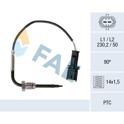 FAE Sensor, Abgastemperatur 68037 für Fiat
