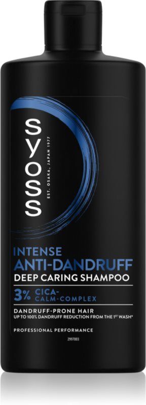 Syoss Intense Anti-Dandruff Shampoo gegen Schuppen für trockene und juckende Kopfhaut 440 ml
