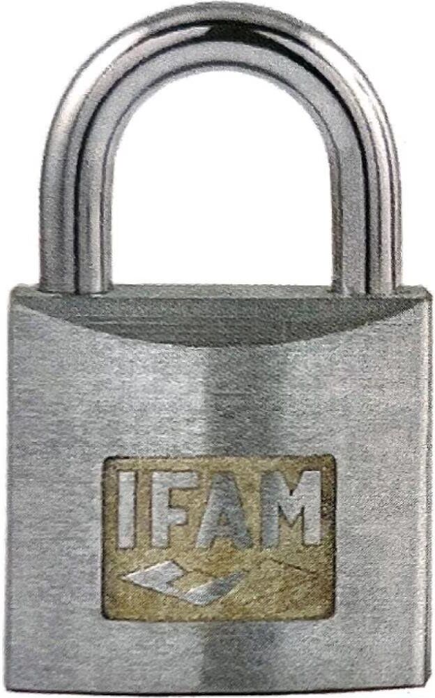 Candado De Seguridad Ifam Gris Talla Única Unisex