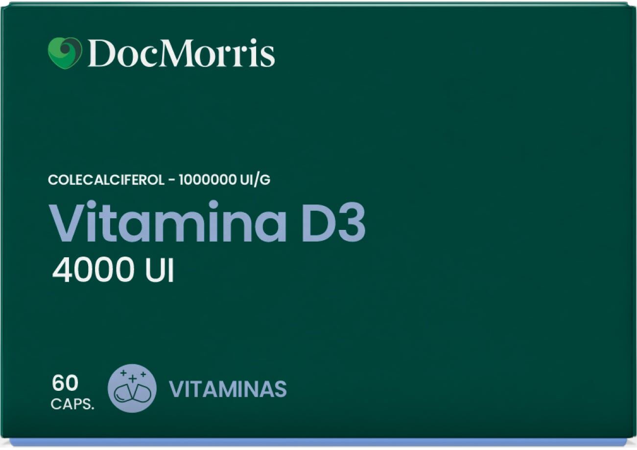 DocMorris Vitamina D3 4000Ui 60Caps