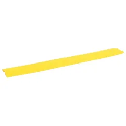 DELUKE Kabelbrücken GEDO 4er Set 98,5 cm Gelb | Überfahrschutz Bodenschwelle Kabelkanal Rampe für PKW & LKW
