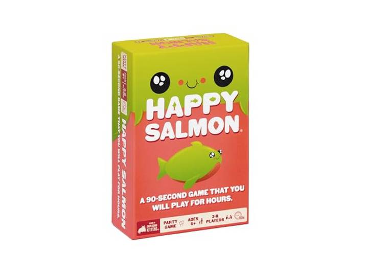 Happy Salmon: By Exploding Kittens Matching Card Game, 3-8 Players, Ages 6+