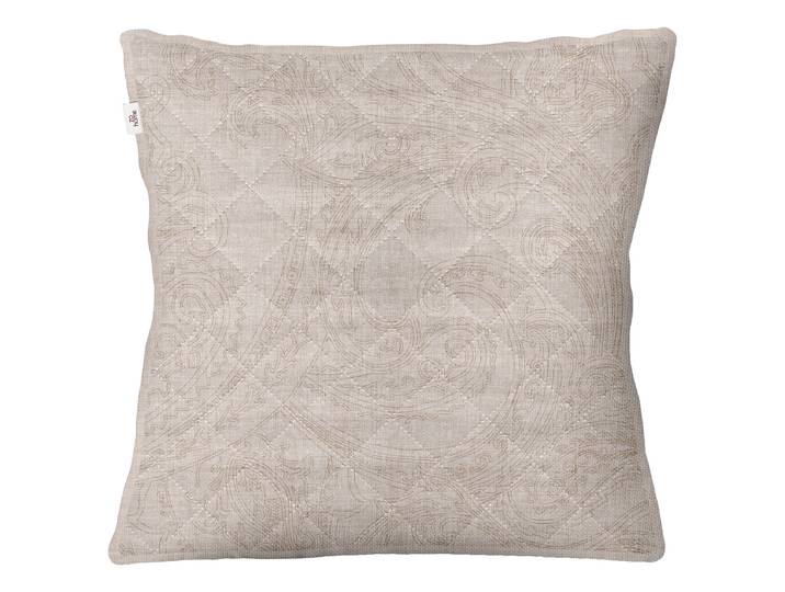 Coussin décoratif Paisley en Lino Beige/Orange/Beige 50 x 15 x 50cm Polyester