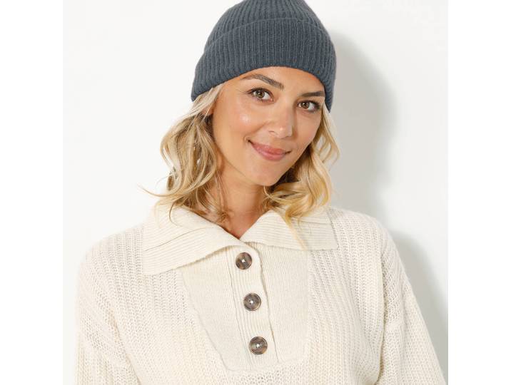 Bonnet en maille unie - Blancheporte