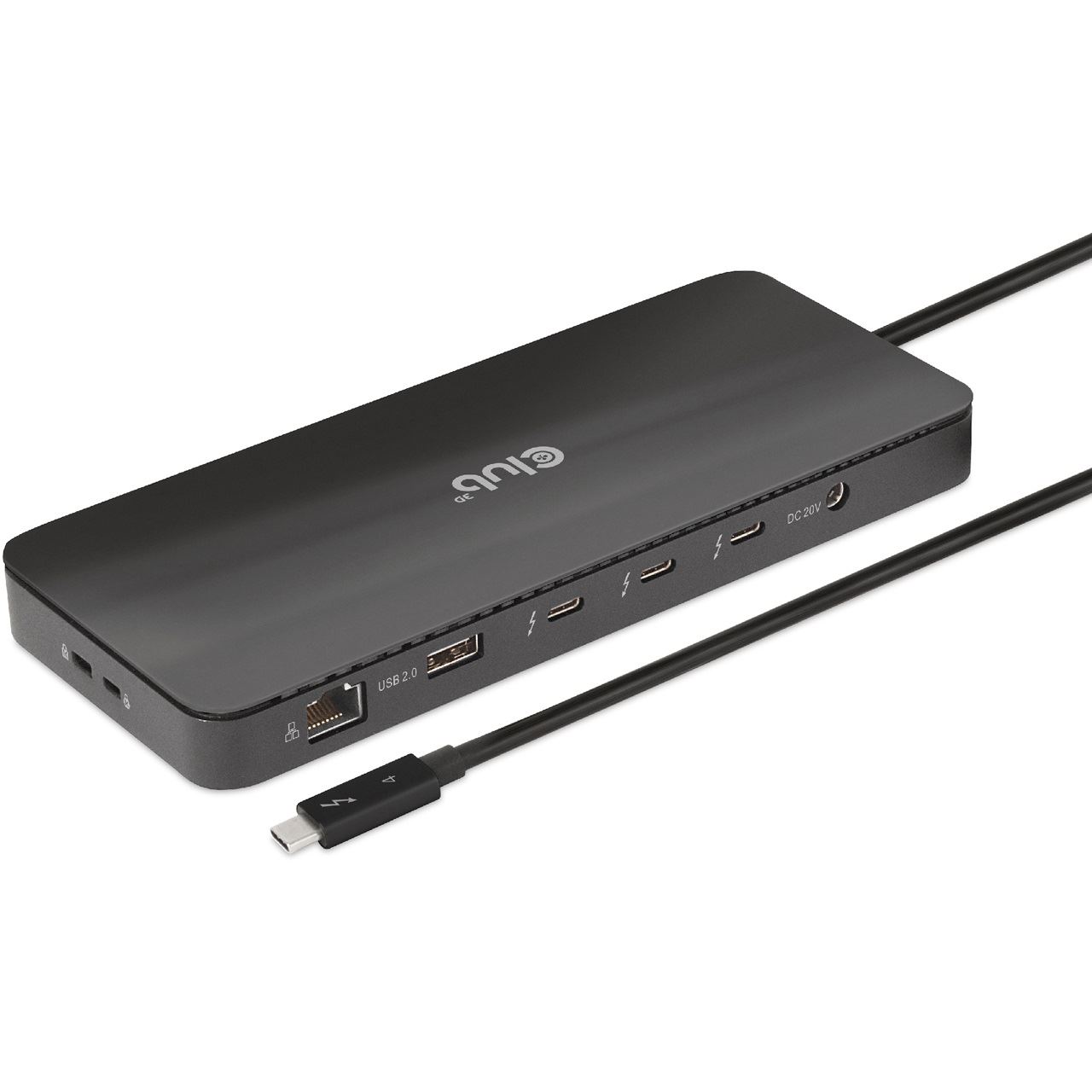 Club3D Thunderbolt4 11-in-1 HUB > 3xThunderbolt/3xUSB St/Bu retail