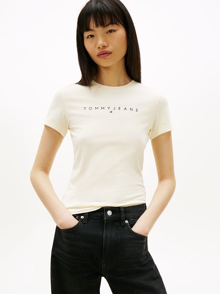 TOMMY JEANS Shirt in Creme - S