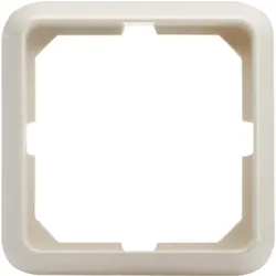 Elso 204100 Rahmen 1-fach FASHION Duro perlweiß