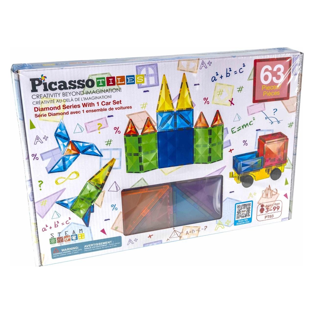 Tactic Picasso Tiles - Diamond Series Set (PT63)