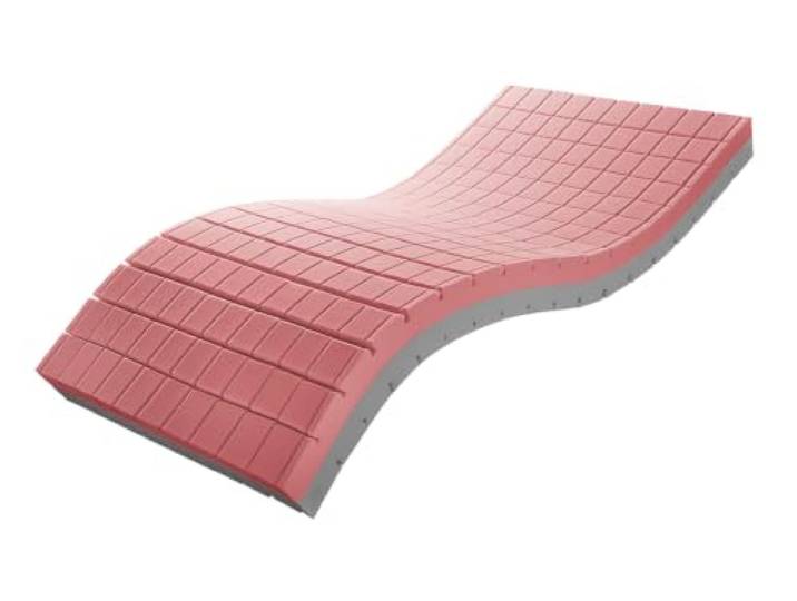 BENAB Matratze 90x200 cm, medizinischer Medical Classic S1 PUR-Schaum, H3/H4