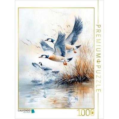 CALVENDO Puzzle Gänse | 1000 Teile Lege-Größe 64x48cm Foto-Puzzle für glückliche Stunden
