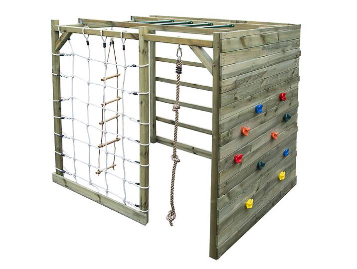 Aire de jeux sportive en bois pour enfant traitée Autoclave