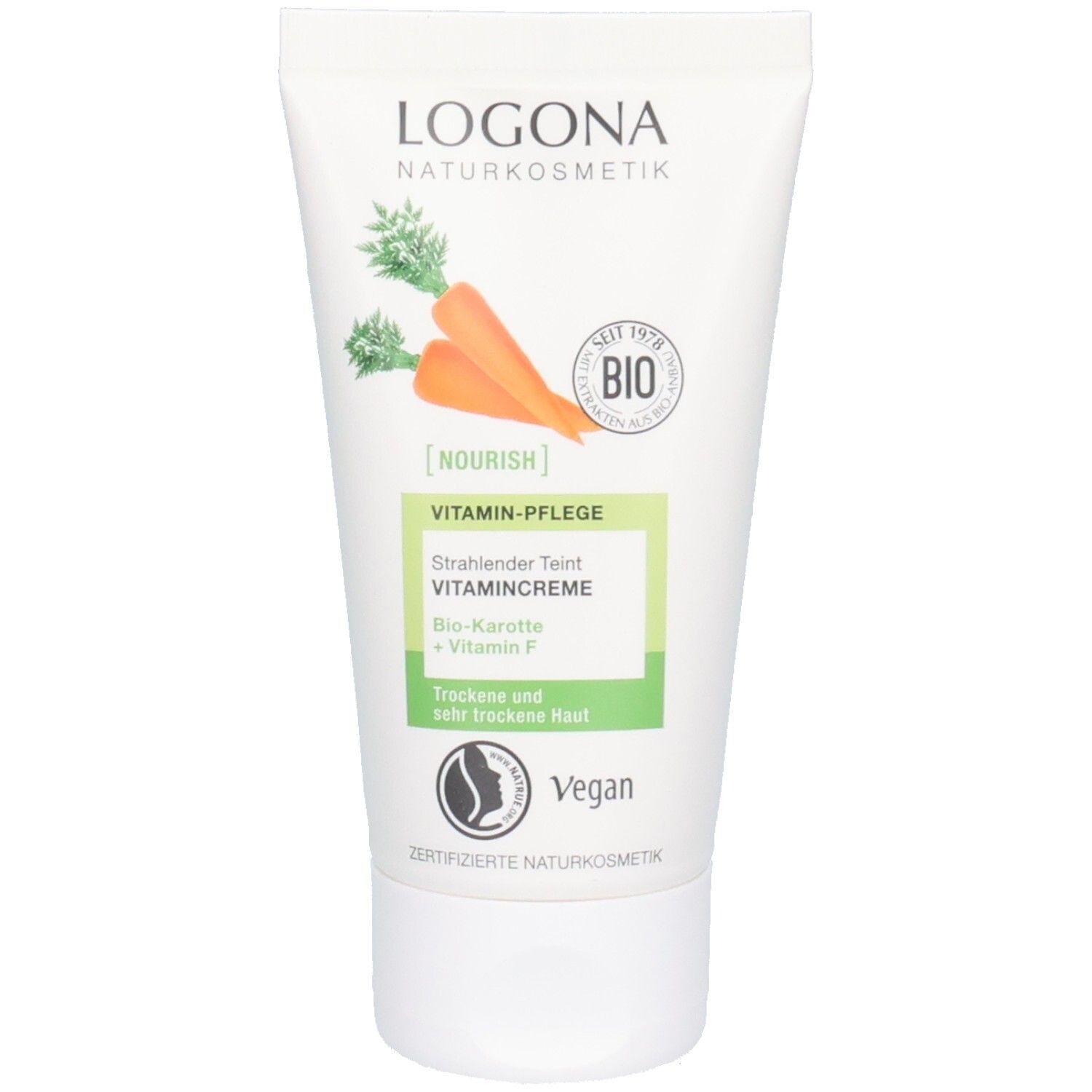 Nourish Strahlender Teint Vitamincreme Bio-Karotte & Vitamin F 50 ml Creme