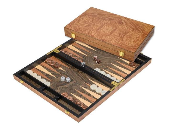 Philos Spiel Philos 1186 - Backgammon Atokos, medium, Holz