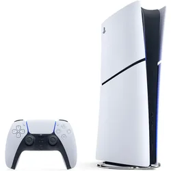 Sony Playstation 5 Slim Digital Edition, Spielkonsole, Schwarz, Weiss