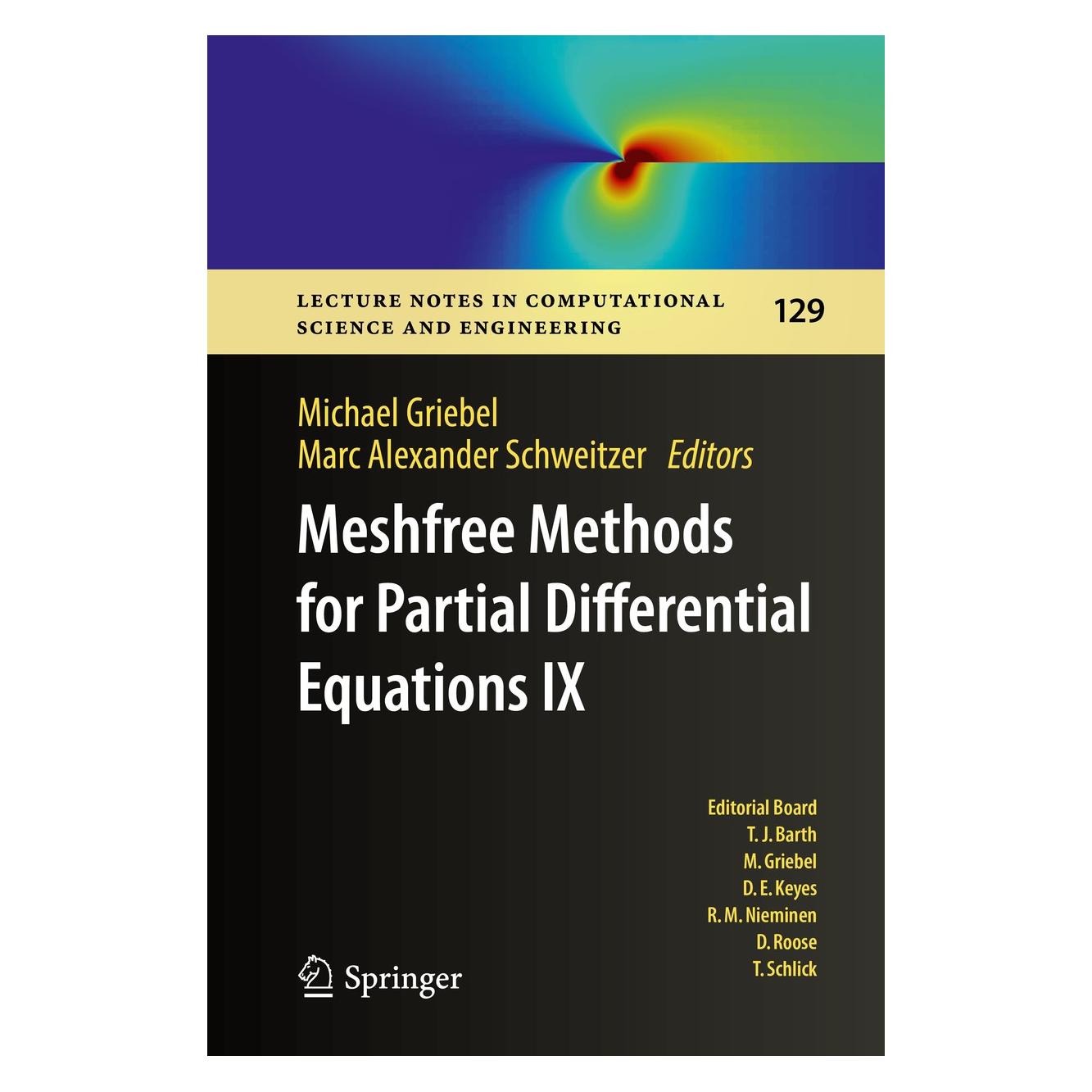 Springer Meshfree Methods for Partial Differential Equations IX (Englisch, Hardcover, Marc Alexander Schweitzer, Michael Griebel) (9783030151188)
