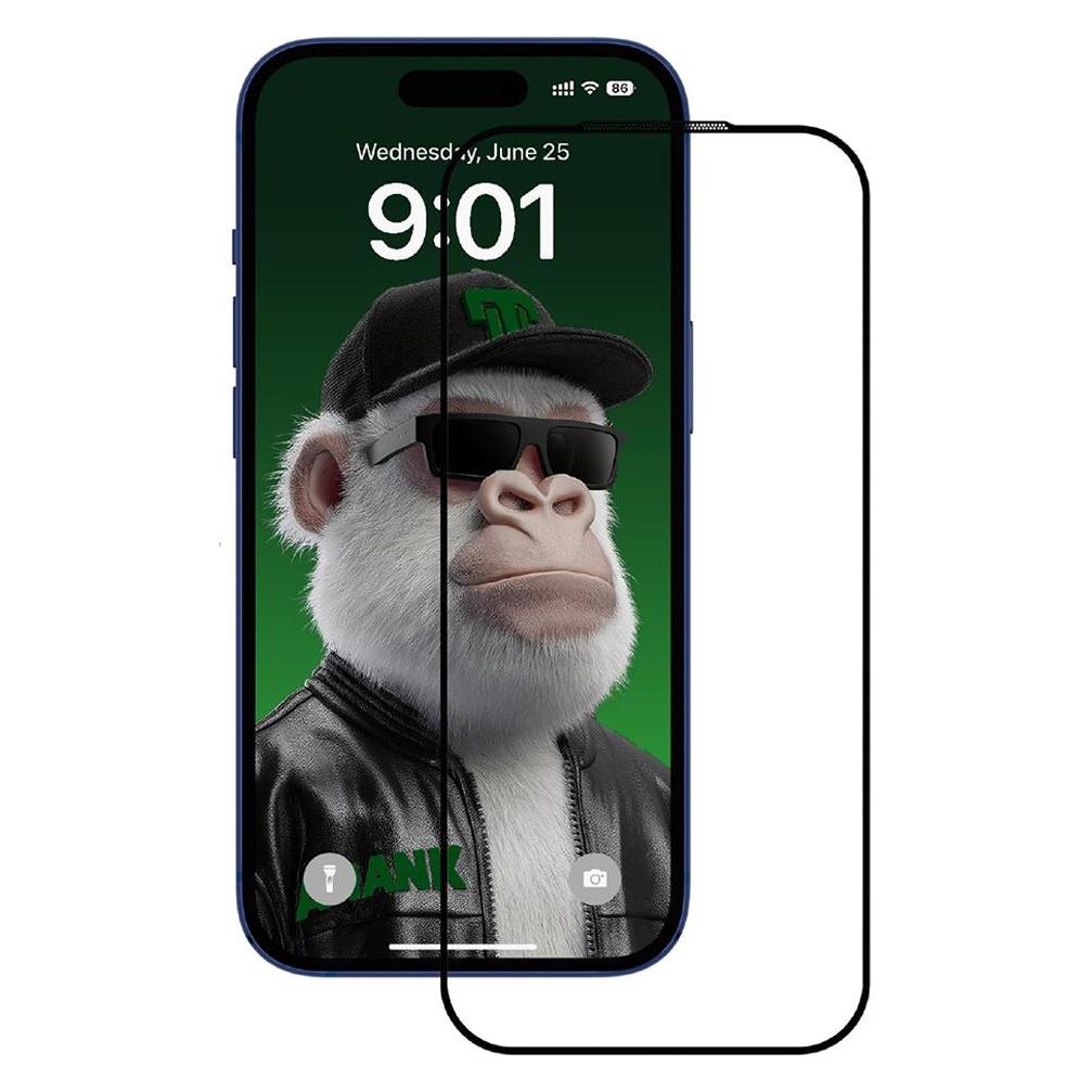 Anank - 2.5D 10X Reinforced CG Screen Protector - iPhone 17 - Black (Apple iPhone 17) (61278524)