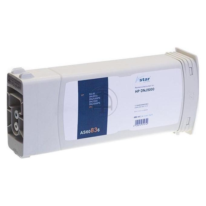 Astar AS60836 - Tinte auf Farbstoffbasis - Foto zyan - HP DesignJet 5000 - 5000ps UV - (C) (AS60836)
