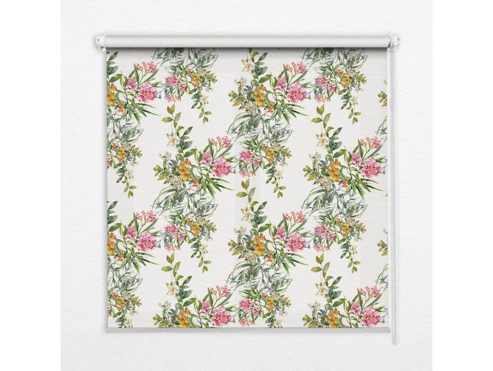 INNENROLLO - Fensterrollo - Rollo - 60x40 cm - Blumen