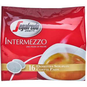 Segafredo Kaffeepads Intermezzo, starke Röstung, Arabica & Robusta, 16 Pads, 16 Stück