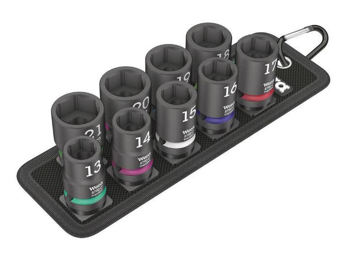 Stecknüsse WERA Satz Belt C Impaktor , schwarz, Stecknüsse, Stecknüsse