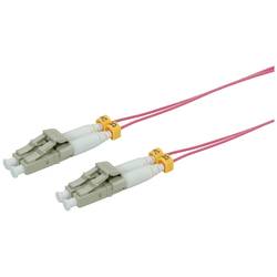 ROLINE LWL-Kabel SLIM 50/125µm OM4, LC/LC, LSOH, Slim, violett, 7 m 21.15.9266