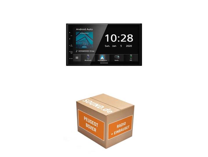 JUST SOUND best choice for caraudio Autoradio Einbauset Kenwood Kenwood DMX5020BTS Peugeot Boxer Autoradio
