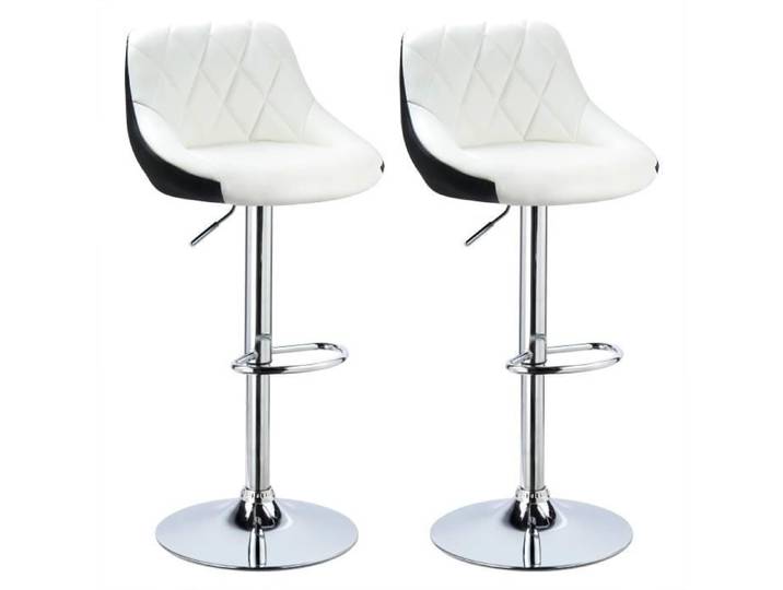 2PCS Chaises De Bar Chaise Rotative Et Réglable En Hauteur