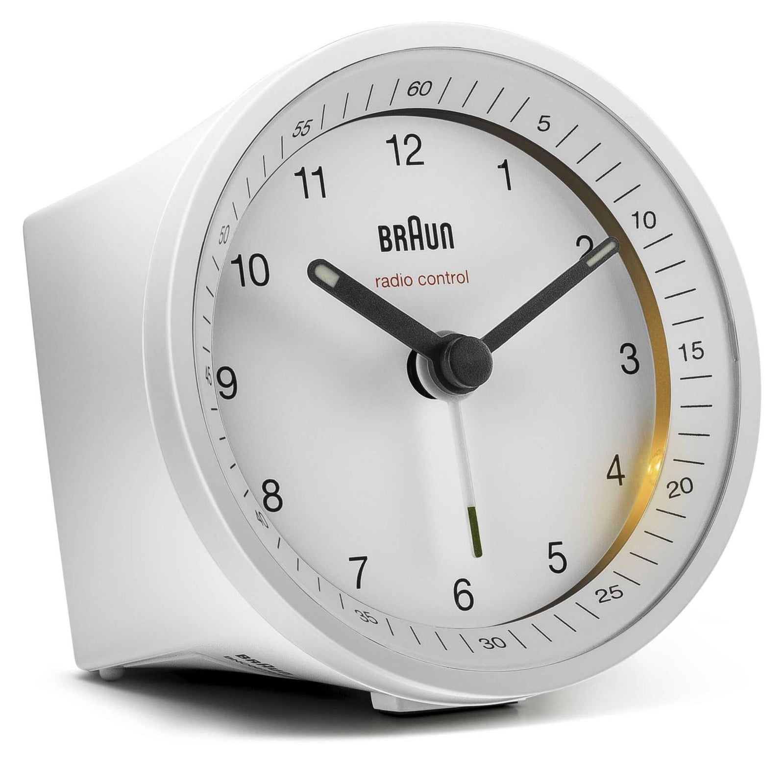Braun BC 07 W-DCF draadloze wekker, wit