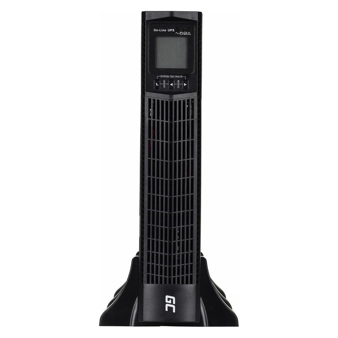 GreenCell UPS Online RTII 3000VA LCD (3000 VA, 2700 W, Online-Doppelwandler USV) (UPS15)