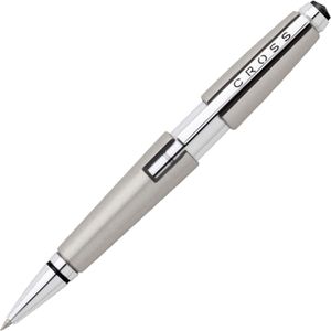 Cross Gelschreiber Edge Spire, titan, dokumentenecht, Strichbreite 0,4 mm, Schreibfarbe schwarz