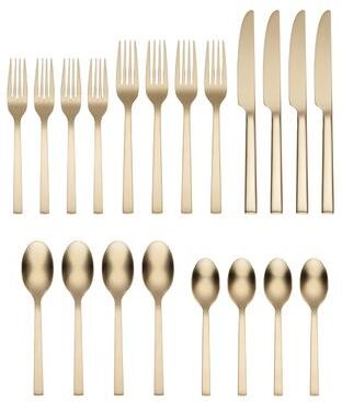 Oneida Chef's Table Champagne 20 Piece Everyday Flatware Set, Service For 4