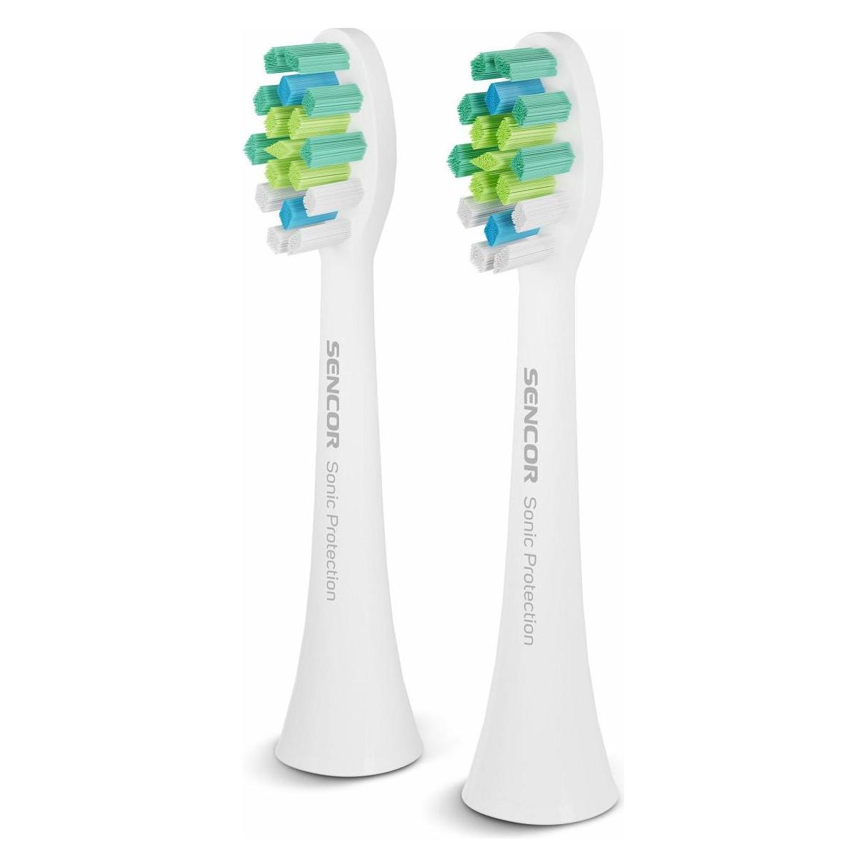Sencor SOX101 replacement brush head for model SOC4x, white (2x) (8590669332601)
