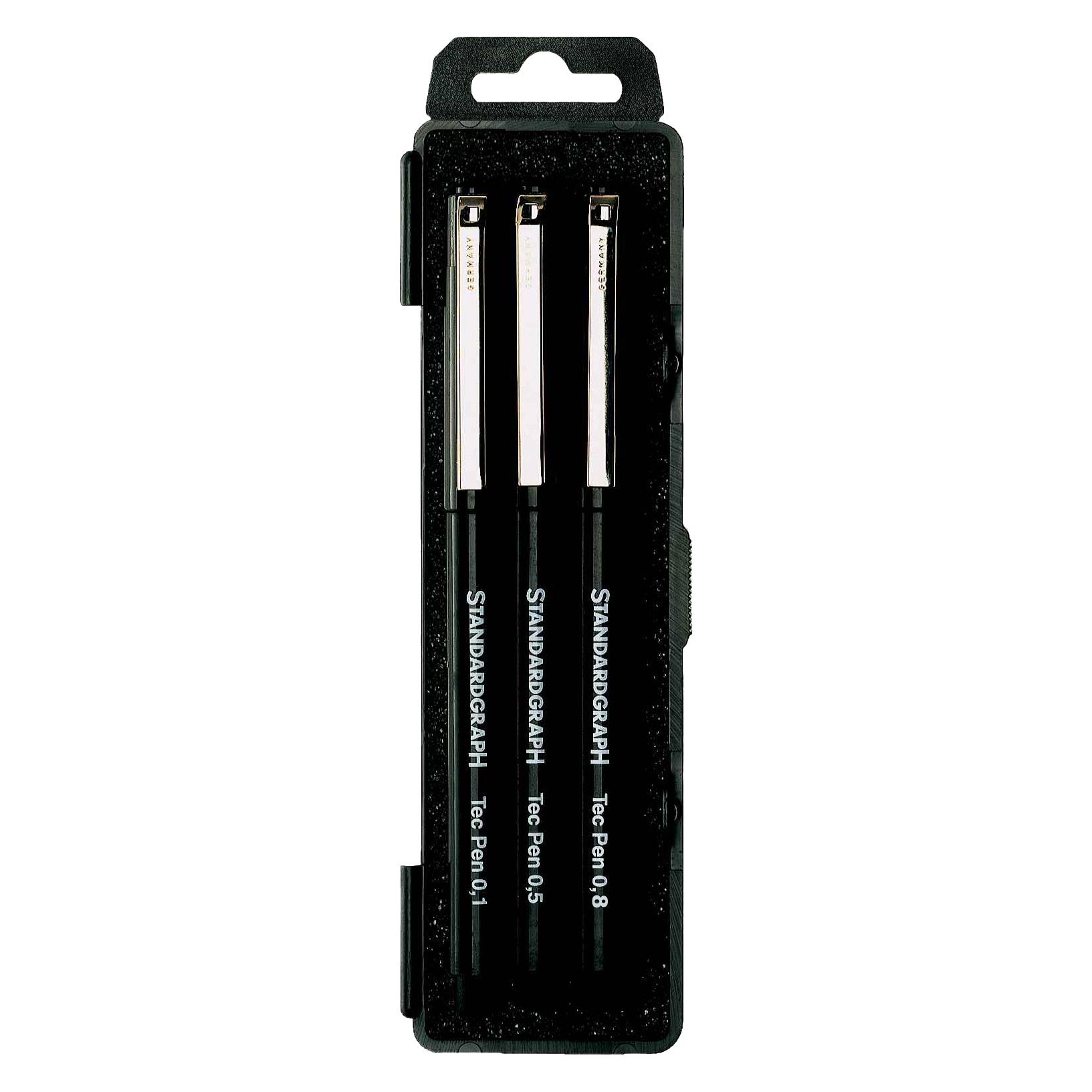 Standardgraph Fineliner Tec Pen Satz 1-5-8 (574443-SG)
