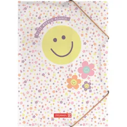 BRUNNEN Sammelmappe Happy Hippie DIN A4 gelb, orange, violett, 1 St.