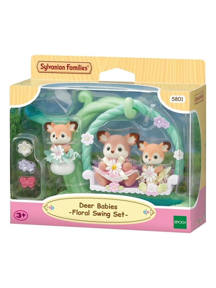 Sylvanian Families Sylvanian-Families-Spielset "Reh Babys mit Blumenschaukel" - ab 3 Jahren - onesize