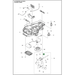 Original Husqvarna Buchse Drehpunkt vorne für Automower 320 NERA 430X NERA 450X NERA 430V NERA 450V NERA