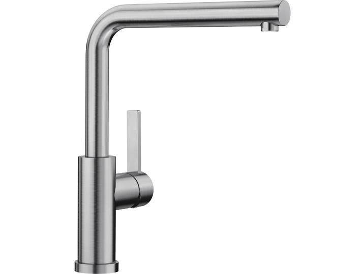 BLANCO LANORA-F surface métallique inox brossé