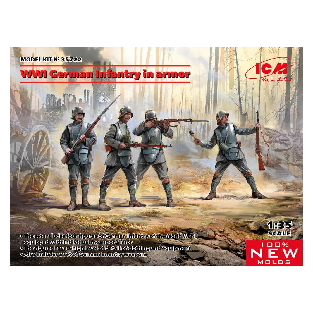 ICM WWI German Infantry in rmor (35722)