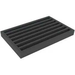 Feldherr DSMEYK050BO - 50 mm Double-Size Schaumstoffeinlage mit 7 Fächern (Schaumstoff)