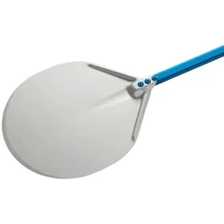 Runde Pizzaschaufel aus Aluminium, 36 cm Durchmesser, 150 cm Griff, verzinnt